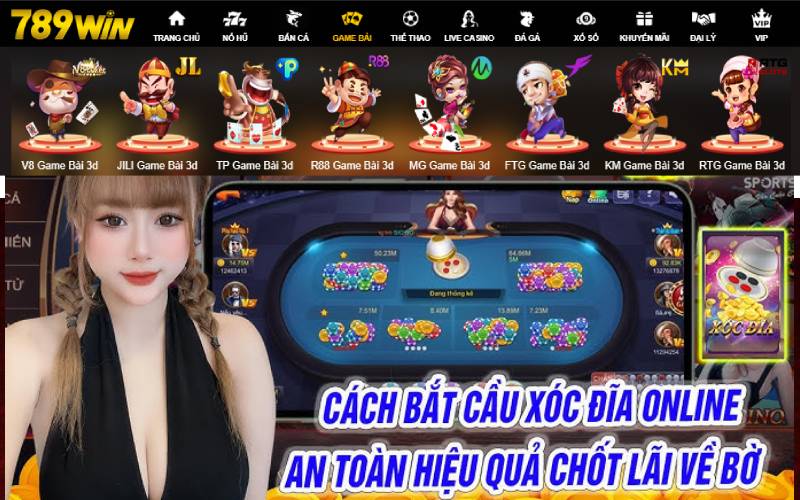 Các hình thức cược xóc đĩa 789WIN trực tuyến