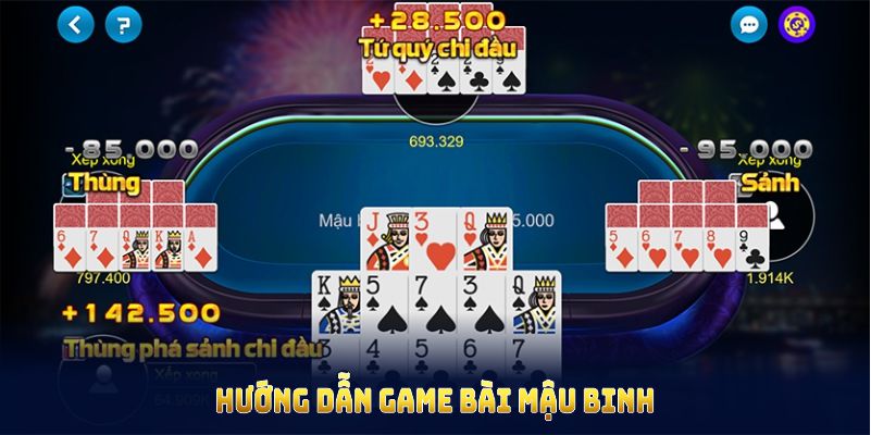 Hướng dẫn game bài mậu binh 3d 789WIN