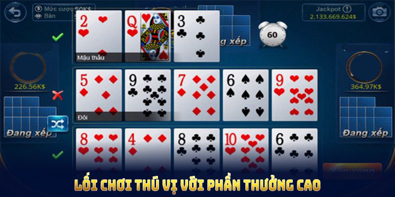 Game bài mậu binh 3d 789WIN có lối chơi thú vị với phần thưởng cao