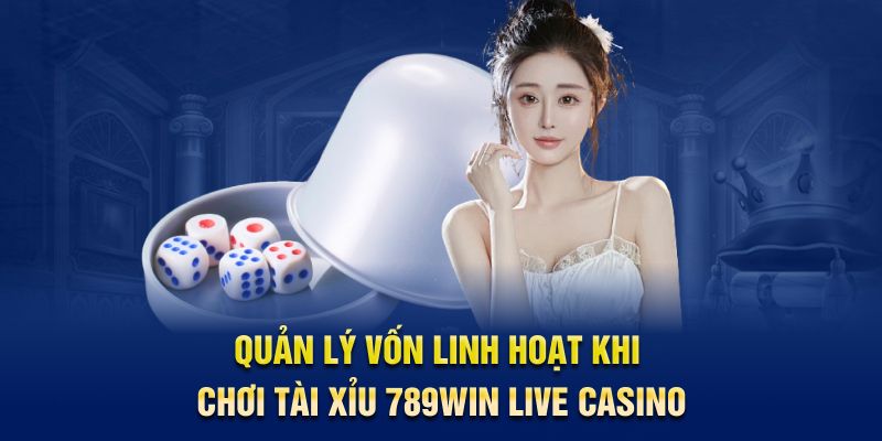 Quản lý vốn linh hoạt khi chơi Tài Xỉu 789WIN Live Casino